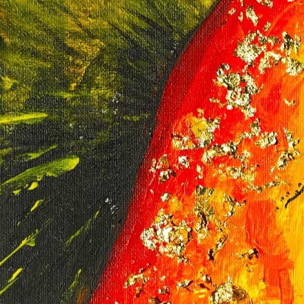 Big brother részlet 2 kortárs absztrakt festmény by artedina