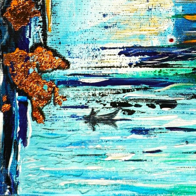 Elindulás folytatása részlet 1 kortárs akril absztrakt festmény by artedina